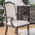 ARCADIA Rustic Natural Tone/ Ivory Arm Chair (2/CTN) - Furniture World