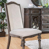ARCADIA Rustic Natural Tone/ Ivory Side Chair (2/CTN) - Furniture World