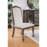 ARCADIA Rustic Natural Tone/ Ivory Side Chair (2/CTN) - Furniture World