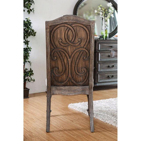 ARCADIA Rustic Natural Tone, Ivory Dining Table - Furniture World