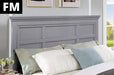 Castlile Bed Grey - Furniture World