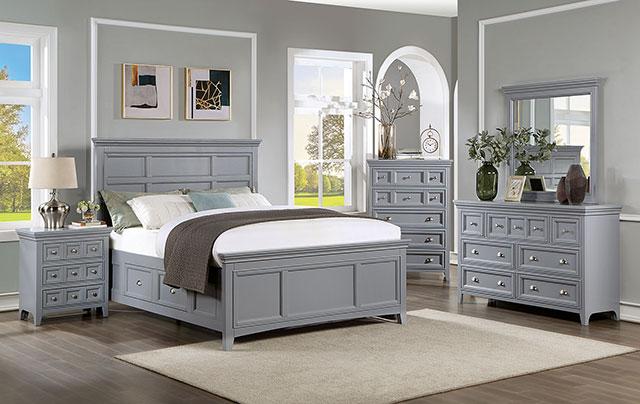 CASTLILE Dresser, Gray - Furniture World