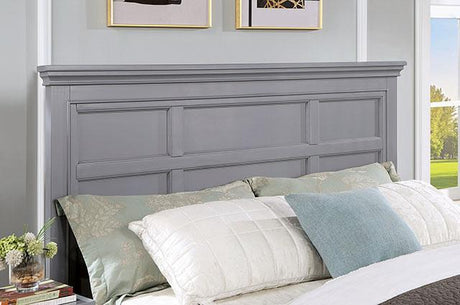 CASTLILE Queen Bed, Gray - Furniture World