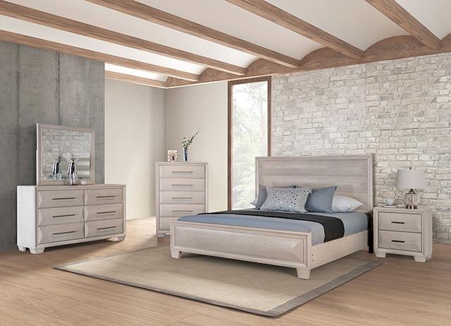 Chemnitz Bed Espresso & White - Furniture World