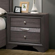 Chrissy Gray Night Stand - Furniture World