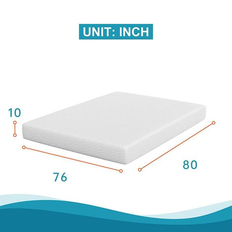 Artemisia 10" E.King, Full, Twin, & Queen Memory Foam Mattress - Furniture World