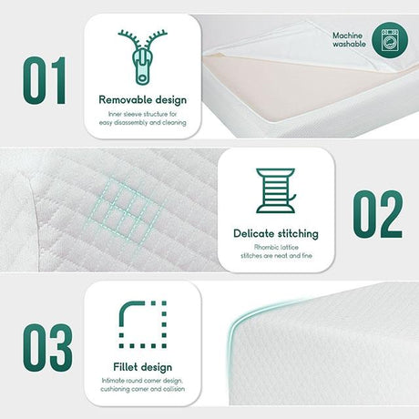 Artemisia 6" Full, Queen, & Twin Memory Foam Mattress - Furniture World