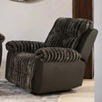 Dionysus Manual Glider Recliner Brown - Furniture World
