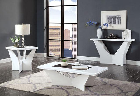 DUBENDORF Sofa Table, White - Furniture World