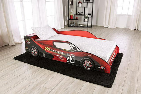 DUSTRACK Twin Bed, Blue & Red - Furniture World
