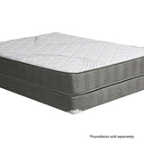 EDREA White/Gray 10" Tight Top Pocket Coil, Queen - Furniture World