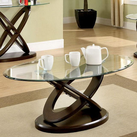 Atwood II Dark Walnut Coffee Table - Furniture World