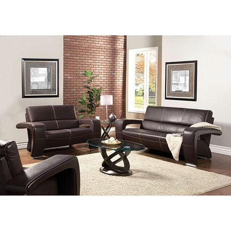 Atwood II Dark Walnut Coffee Table - Furniture World