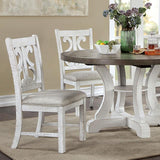 Auletta Transitional Round Dining Table