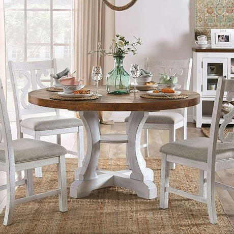 Auletta Transitional Dining Table Round & Squre - Furniture World