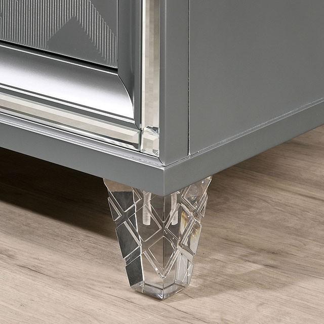 EMMELINE Night Stand w/ USB Outlet - Furniture World