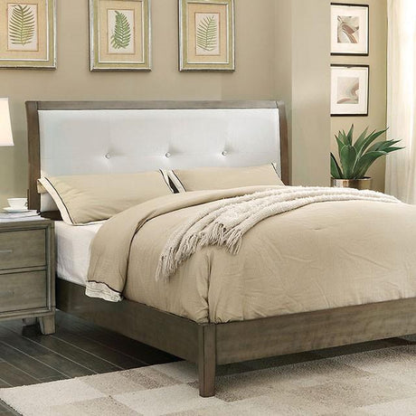 Enrico Bed Brown, Grey, & Black - Furniture World