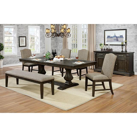 Faulk 7 Pc Dining Table Set - Furniture World
