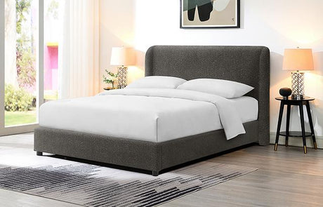 Laverni Bed Black, Grey & White - Furniture World