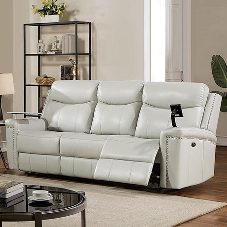 FLORINE Power Sofa, Light Gray - Furniture World