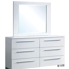 CLEMENTINE Glossy White Dresser - Furniture World