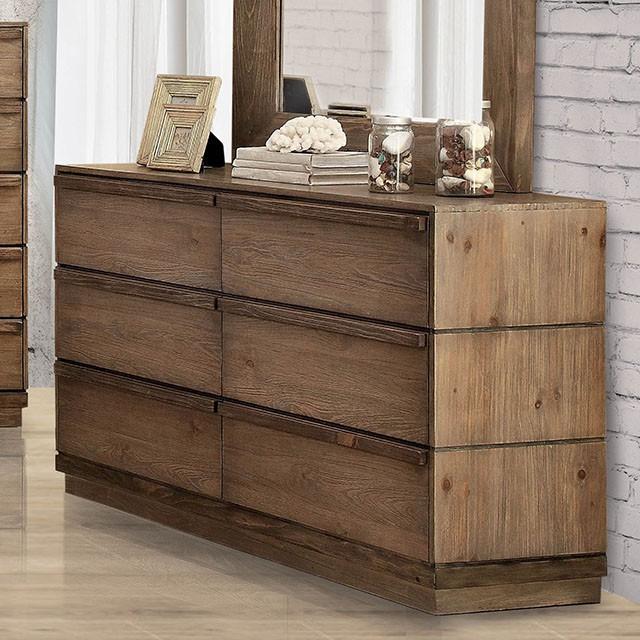 COIMBRA Rustic Natural Tone Dresser - Furniture World