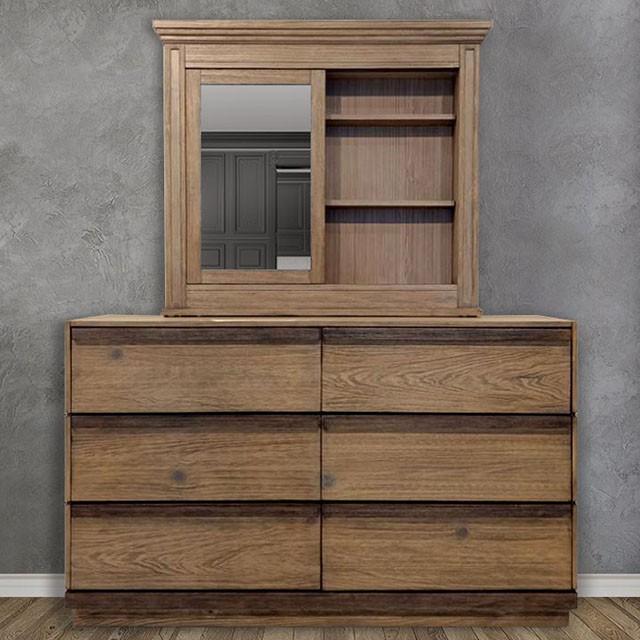 COIMBRA Rustic Natural Tone Dresser - Furniture World