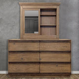 COIMBRA Rustic Natural Tone Dresser - Furniture World