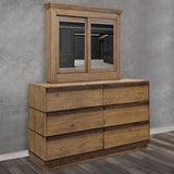 COIMBRA Rustic Natural Tone Dresser - Furniture World