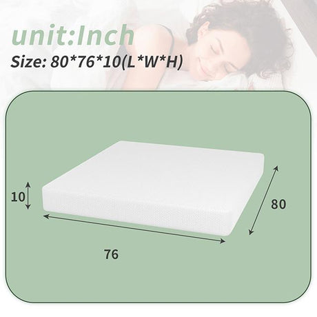 Coreopsis 10" E.King Memory Foam Wave Comfort - Furniture World