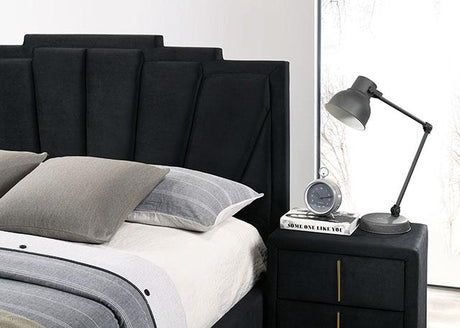 Florizel Bed Black & Red - Furniture World
