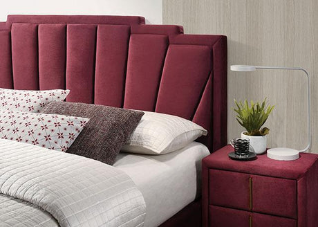 Florizel Bed Black & Red - Furniture World