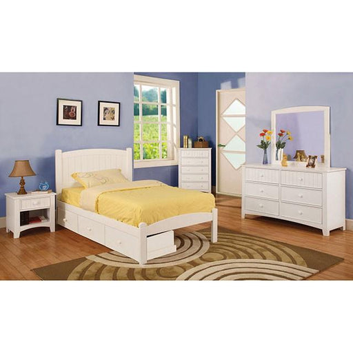 Corry White Dresser - Furniture World