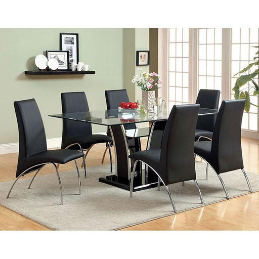 Glenview Black Dining Table - Furniture World