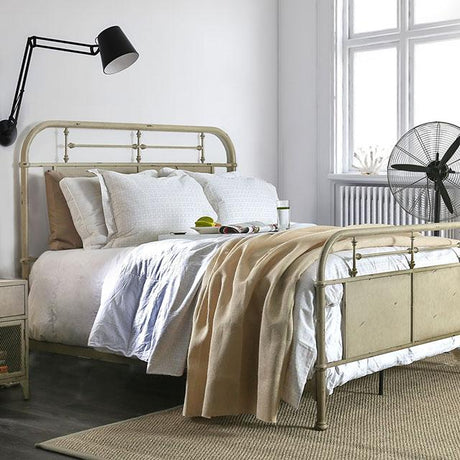 Haldus Bed Ivory, Red & White - Furniture World