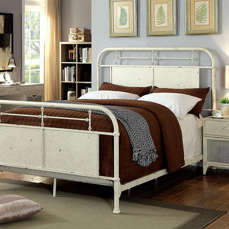 Haldus Bed Ivory, Red & White - Furniture World