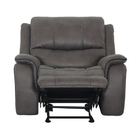 HENRICUS Glider Recliner, Dark Gray - Furniture World