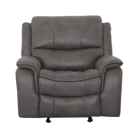 HENRICUS Glider Recliner, Dark Gray - Furniture World