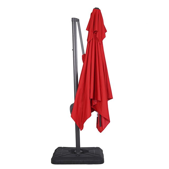 Hero 10 Ft Square Umbrella w/ Double Top + 37" Large Base - Furniture World