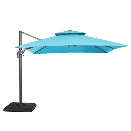 Hero 10 Ft Square Umbrella w/ Double Top + 37" Large Base - Furniture World