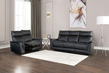Bienne Recliner Chair White & Black - Furniture World