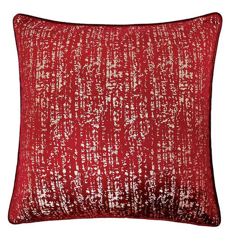 Belle Beige 20" X 20" Pillow, Beige, Multi, Purple, Red - Furniture World