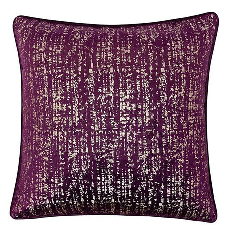 Belle Beige 20" X 20" Pillow, Beige, Multi, Purple, Red - Furniture World