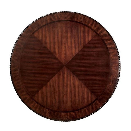 Bellagio Brown Cherry Round Dining Table - Furniture World