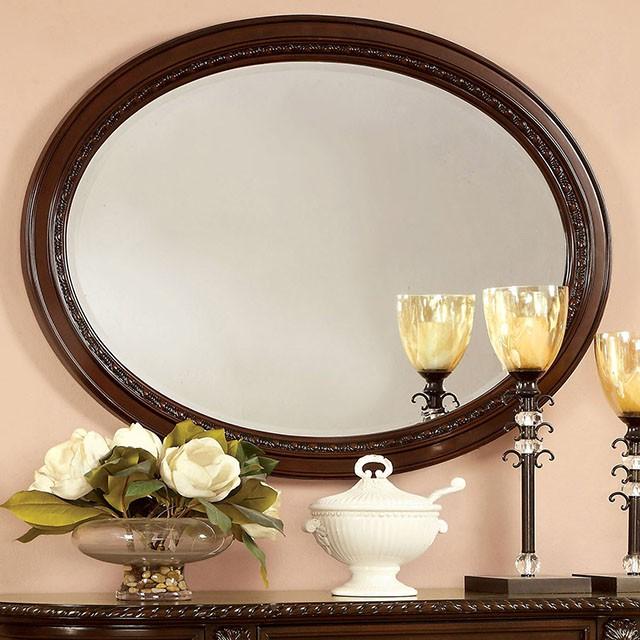 Bellagio Brown Cherry Mirror - Furniture World