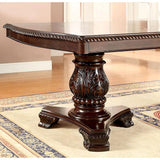 Bellagio Brown Cherry Dining Table w/ 2 Leaves - Furniture World