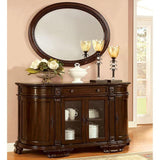 Bellagio Brown Cherry Round Dining Table - Furniture World