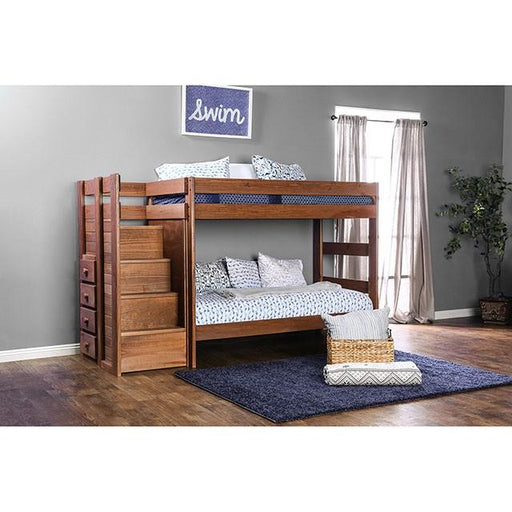 AMPELIOS T/T Bunk Bed W/ 2 Slat Kits (*Mattress Ready) - Furniture World