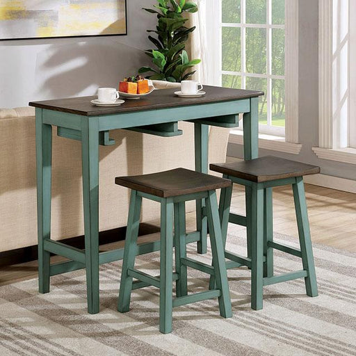 ELINOR 3 Pc. Bar Table Set - Furniture World