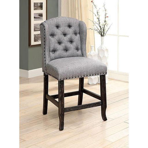 SANIA Counter Ht. Wingback Chair (2/CTN) - Furniture World